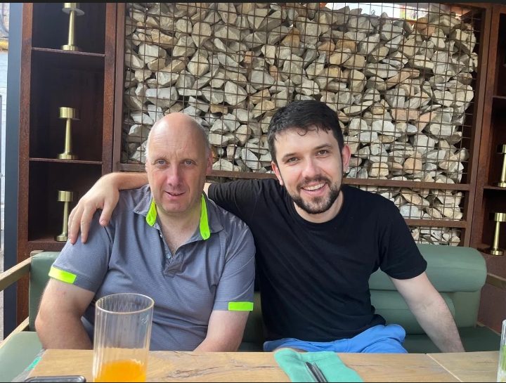 Andrew Khodonovych, founder of Novaparent Surrogacy, meeting in person in Kyiv, Ukraine